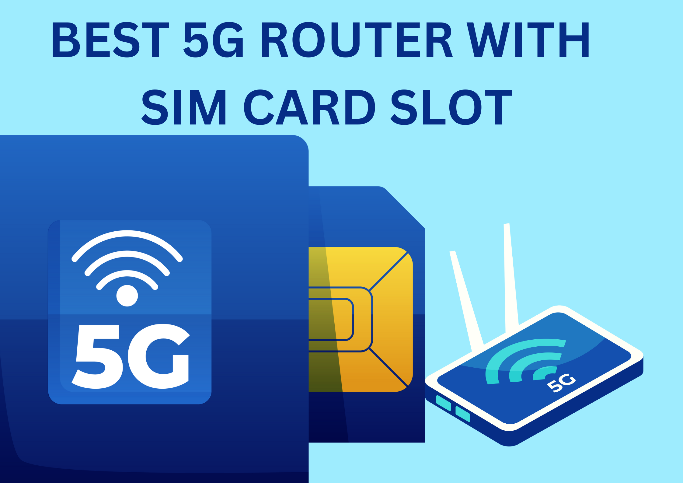 2024 Best 5G Router with SIM Card Slot